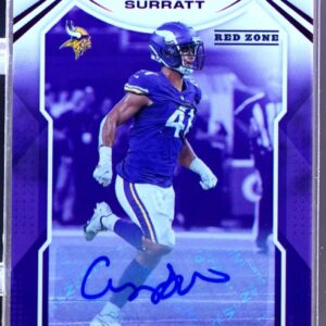 2021 Playoff Chazz Surratt Auto RC #275 Vikings Autographs Red Zone