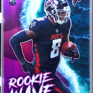 2021 Playoff Kyle Pitts RC #RW-KPI Falcons Rookie Wave Pink