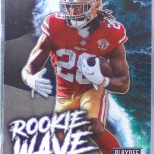 2021 Playoff Trey Sermon RC #RW-TSE 49ers Rookie Wave