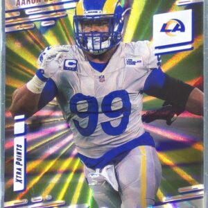 2021 Prestige Aaron Donald Xtra Points Sunburst #99 Rams