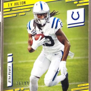 2021 Prestige T.Y. Hilton Xtra Points Gold /99 #81 Colts