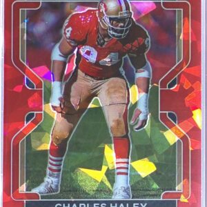 2021 Prizm Charles Haley Red Ice #62 49ers