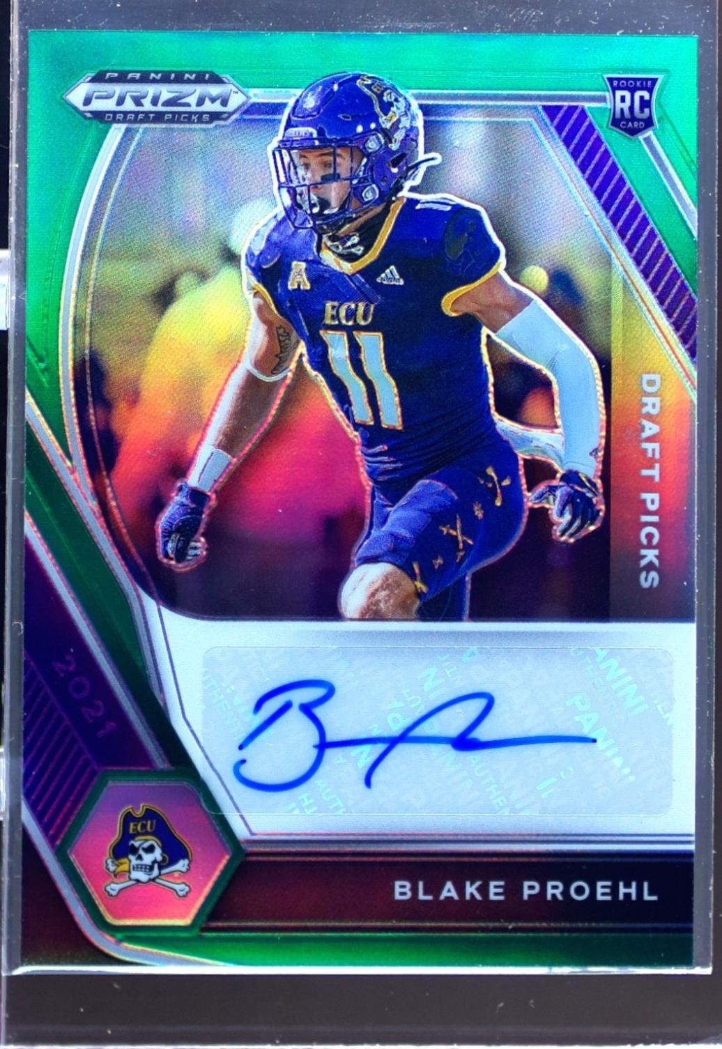 2021 Prizm Draft Picks Blake Proehl Auto RC #DPA-BPR Pirates Draft Picks