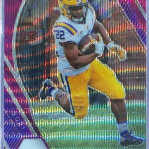 2021 Prizm Draft Picks Clyde Edwards-Helaire Purple Wave #74 Tigers