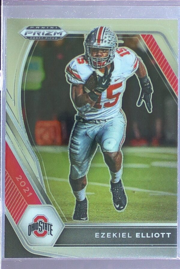 2021 Prizm Draft Picks Ezekiel Elliott #87 Buckeyes