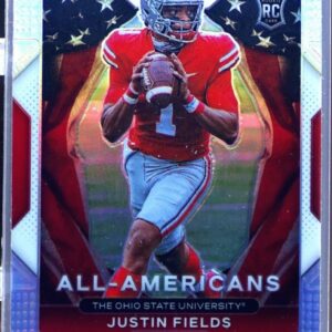 2021 Prizm Draft Picks Justin Fields Silver RC #192 Buckeyes