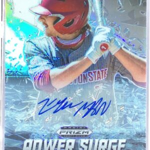 2021 Prizm Draft Picks Kyle Manzardo Auto #PS-KM Cougars Power Surge Autographs