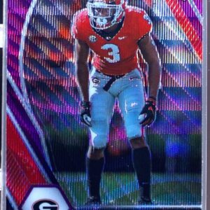 2021 Prizm Draft Picks Tyson Campbell  Purple Wave RC #155 Bulldogs