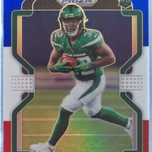 2021 Prizm Michael Carter Red White and Blue RC #365 Jets