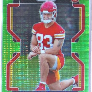 2021 Prizm Noah Gray Neon Green Pulsar RC #418 Chiefs
