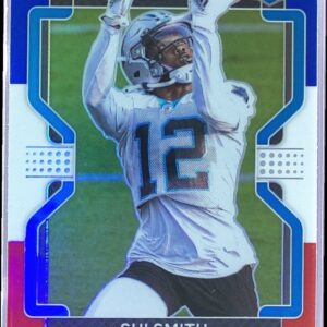 2021 Prizm Shi Smith Red White and Blue RC #408 Panthers