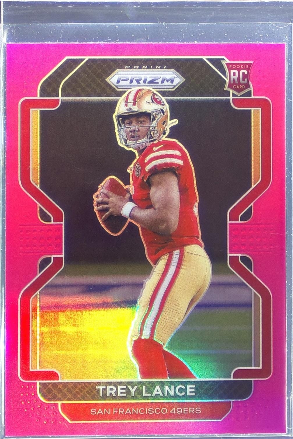 2021 Prizm Trey Lance Pink RC #333 49ers