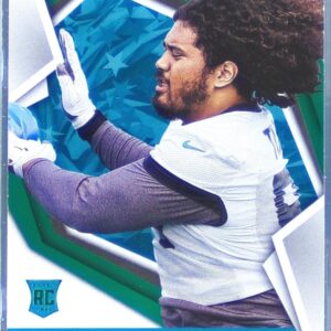 2021 Rookies & Stars Jay Tufele Green RC #177 Jaguars