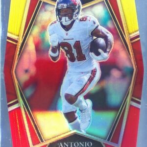 2021 Select Antonio Brown Red and Yellow Prizm Die Cut #132 Buccaneers