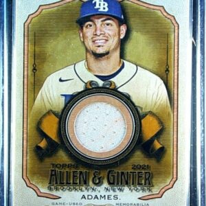 2021 Topps Allen & Ginter Willy Adames JSY #AGA-WA Rays Full Size Relics B