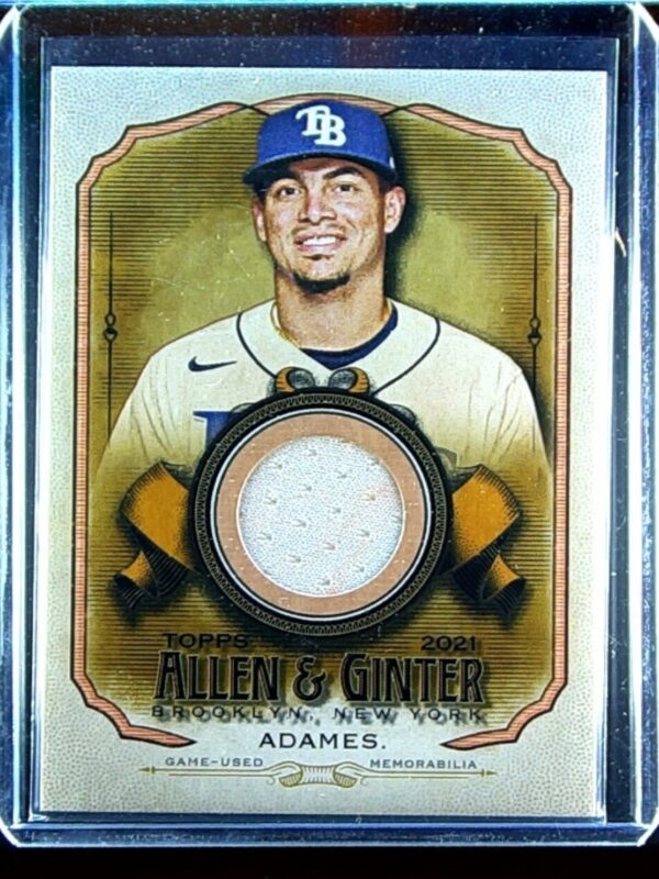 2021 Topps Allen & Ginter Willy Adames JSY #AGA-WA Rays Full Size Relics B