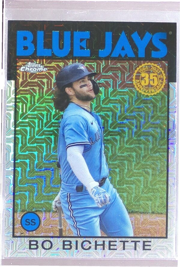 2021 Topps Bo Bichette #86TC-9 Jays 1986 Topps 35th Anniversary Mojo