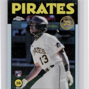2021 Topps Chrome Ke'Bryan Hayes #86BC-16 Pirates 1986 Topps Baseball
