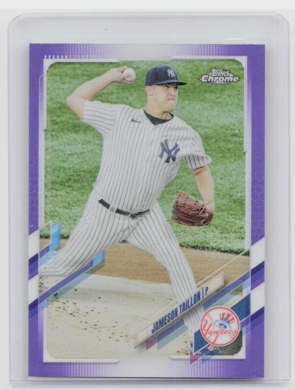 2021 Topps Chrome Update Jameson Taillon Purple Refractor #USC42 Yankees