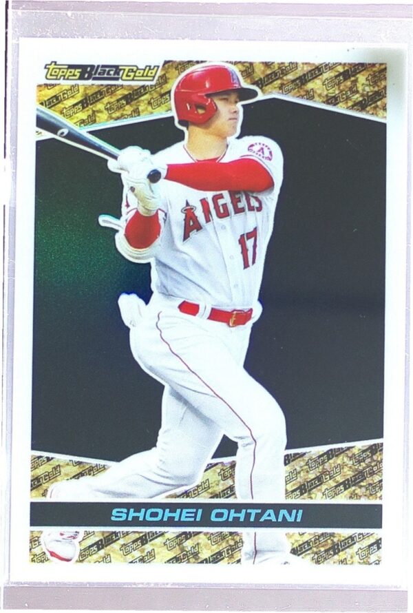 2021 Topps Chrome Update Shohei Ohtani #BGC-13 Angels Topps Black Gold
