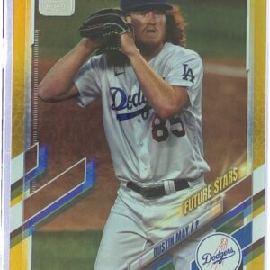 2021 Topps Dustin May Yellow #355 Dodgers