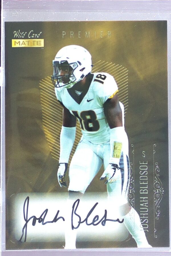 2021 Wild Card Matte Joshuah Bledsoe Auto #MB-A Tigers Autographs