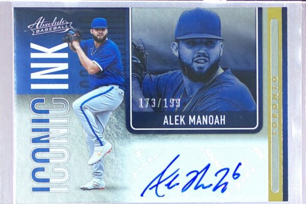 2022 Absolute Alek Manoah Auto /199 #II-AM Jays Iconic Ink