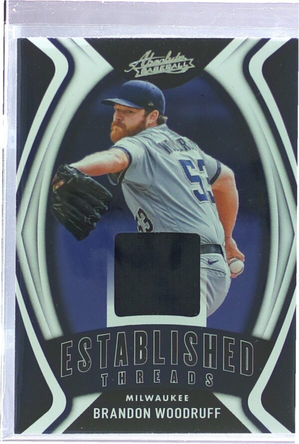 2022 Absolute Brandon Woodruff JSY #ET-BW Brewers Established Threads Retail