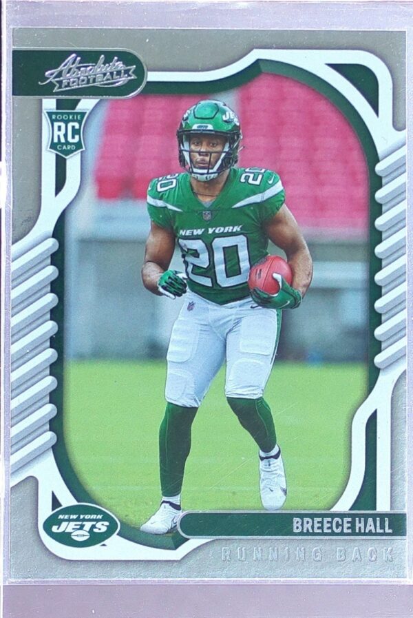 2022 Absolute Breece Hall Retail RC #114 Jets