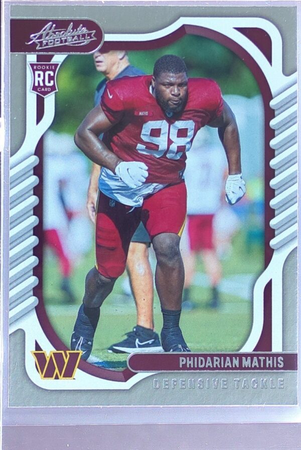 2022 Absolute Phidarian Mathis Retail RC #189 Commanders