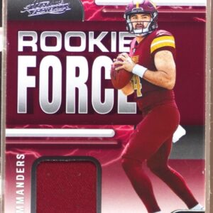 2022 Absolute Sam Howell RC JSY #RF-5 Commanders Rookie Force