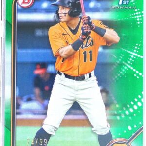 2022 Bowman Anthony Rodriguez /99 #BP-26 Giants Prospects Green