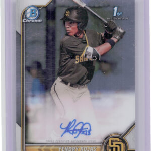 2022 Bowman Chrome Yendry Rojas AU #CPA-YR Padres Prospect Autographs