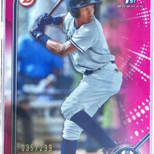 2022 Bowman Fidel Montero /299 #BP-74 Yankees Prospects Fuchsia