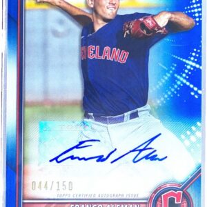 2022 Bowman Franco Aleman Auto /150 #PPA-FA Guardians Prospect Autographs Blue