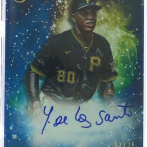 2022 Bowman Inception Yordany De Los Santos Auto /75 #PPA-YD Pirates Primordial