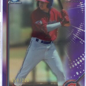 2022 Bowman Jose Pastrano /250 #BCP-21 Chrome Prospects Purple Refractor