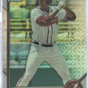 2022 Bowman Mahki Backstrom #BCP-121 Braves Chrome Prospects Mojo Refractors