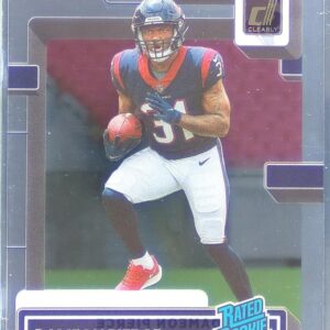 2022 Clearly Donruss Dameon Pierce RC #90 Texans