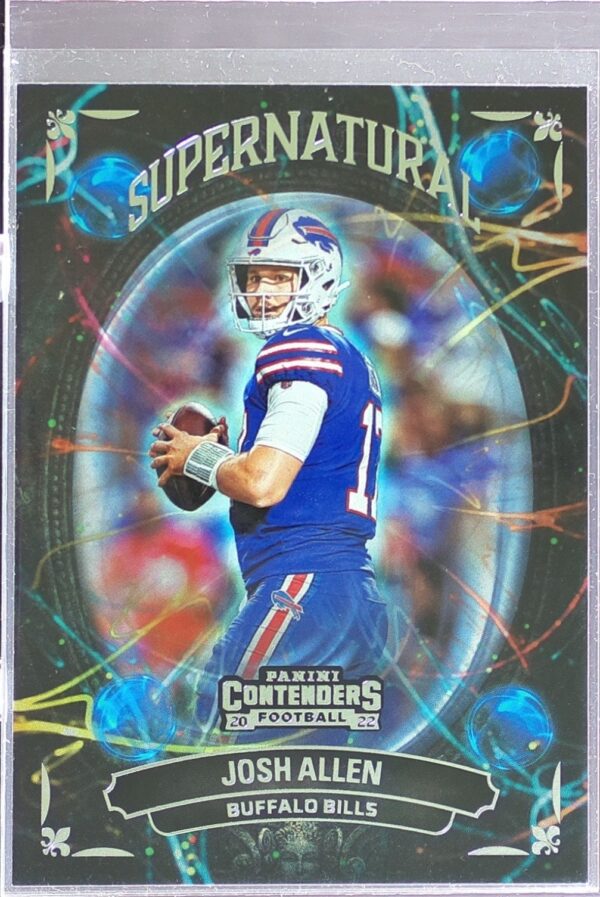 2022 Contenders Josh Allen #SN-JAL Bills Supernatural
