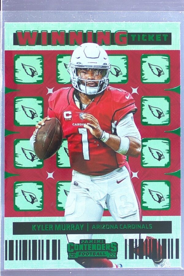 2022 Contenders Kyler Murray #WT-KMU Cardinals Winning Ticket Emerald