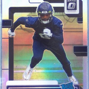 2022 Donruss Bo Melton RC #P-350 Seahawks Optic Rated Rookies Preview Holo