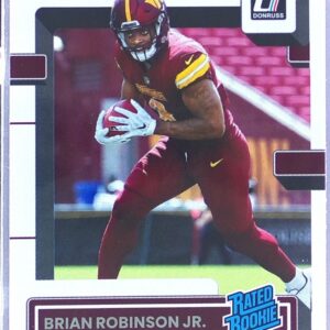 2022 Donruss Brian Robinson Jr. RC #327 Commanders