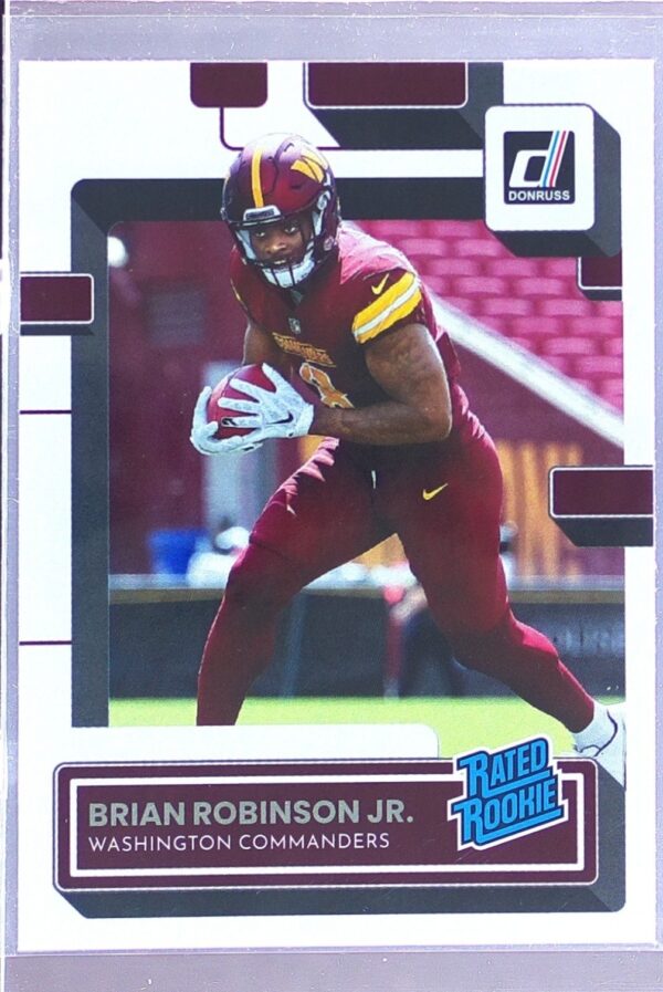 2022 Donruss Brian Robinson Jr. RC #327 Commanders