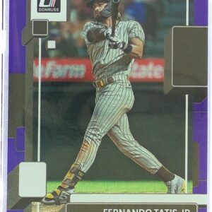 2022 Donruss Fernando Tatis Jr. Holo Purple #82 Padres