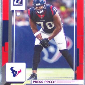 2022 Donruss Laremy Tunsil Red Press Proof #44 Texans