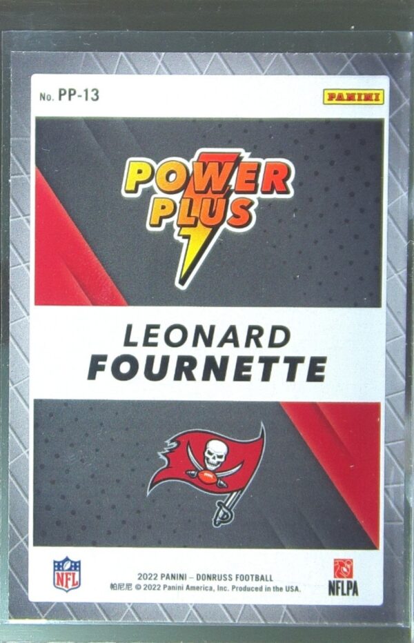 2022 Donruss Leonard Fournette #PP-13 Buccaneers Power Plus - Image 3
