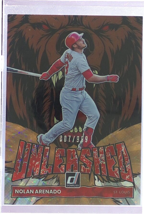 2022 Donruss Nolan Arenado /999 #UL-11 Cardinals Unleashed