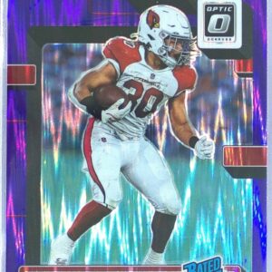 2022 Donruss Optic Keaontay Ingram Purple Shock RC #285 Cardinals
