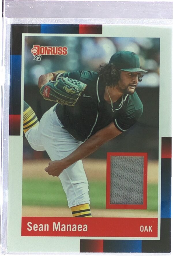 2022 Donruss Sean Manaea JSY #R88M-SM Athletics Retro 1988 Materials